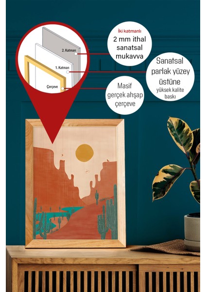 Gerçek Ahşap Çerçeveli 3 Parça 3D Poster Tablo Seti fiyatları
