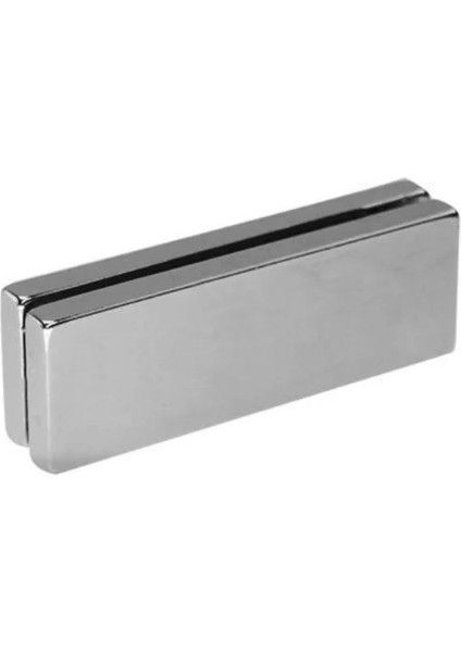 1 Adet, Güçlü Neodyum Mıknatıs, 60X20X5 Mm, Köşeli Magnet, N35 Kalite