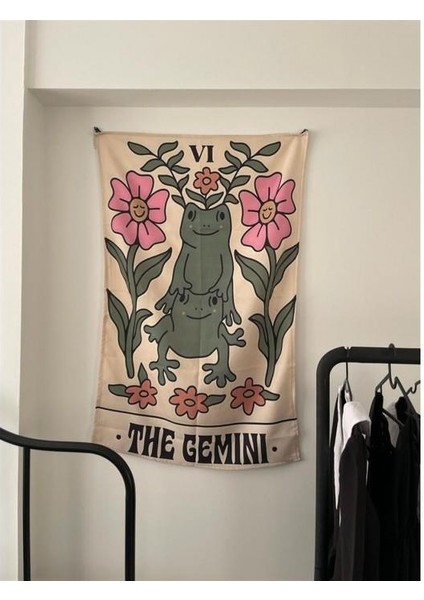 The Gemini Frogs Duvar Örtüsü - Wall Tapestry I 70 x 100 cm