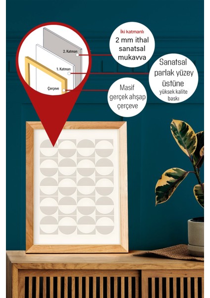 Gerçek Ahşap Çerçeveli 3 Parça 3D Poster Tablo Seti modelleri