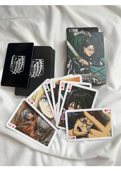 Anime Attack On Titan Iskambil Poker Kartı
