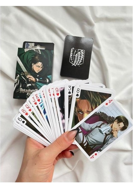 Anime Attack On Titan Iskambil Poker Kartı modelleri
