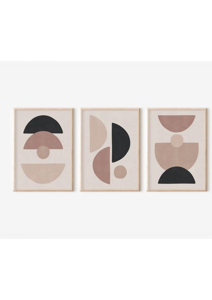 Gerçek Ahşap Çerçeveli 3 Parça 3D Poster Tablo Seti fiyatları