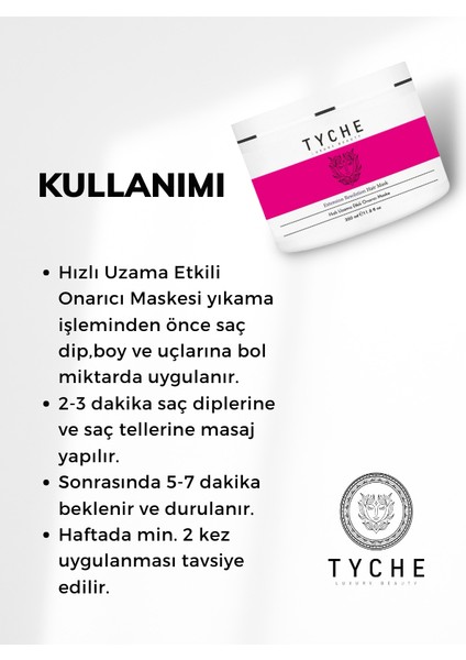 Luxury Beauty Hızlı Uzama Etkili Onarıcı Saç Maskesi Extension Resolution Hair Mask 350ML modelleri