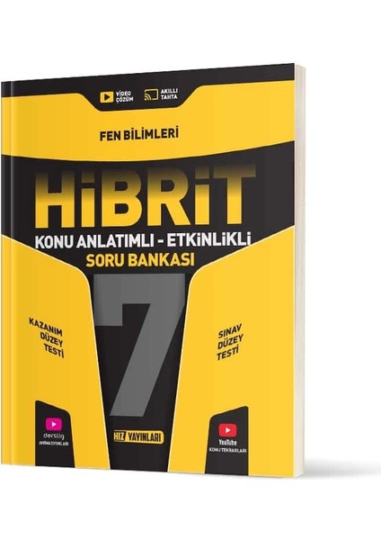 7. Sınıf Fen Bilimleri Konu Anlatımlı Etkinlikli Hibrit Soru Bankası