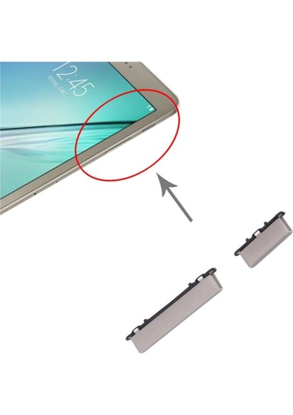 Xıaomı Redmı Note 7 Uyumlu On-Off + Yan Ses Tuş Plastiği / Power+ Volume Button Twılıght Gold
