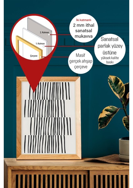 Gerçek Ahşap Çerçeveli 3 Parça 3D Poster Tablo Seti modelleri