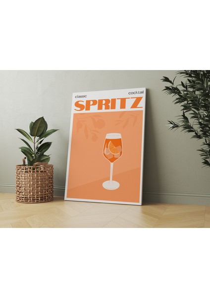 Spritz Kokteyl Modern Kanvas Tablo - Cafe Dekor - Salon Mutfak Için Duvar Dekoru