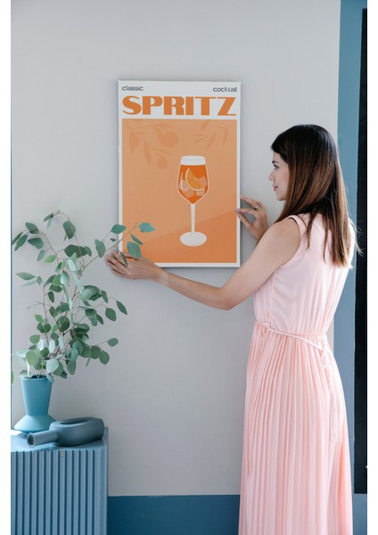 Spritz Kokteyl Modern Kanvas Tablo - Cafe Dekor - Salon Mutfak Için Duvar Dekoru