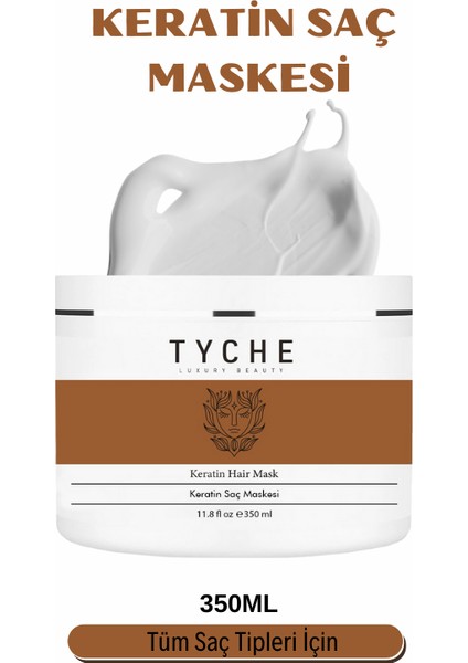 Luxury Beauty Güçlendirici ve Onarıcı Keratin Saç Maskesi Keratin Hair Mask 350ML