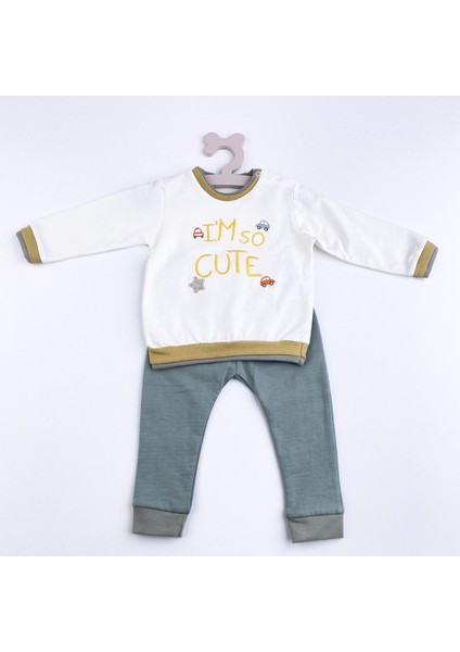 Bon Chic Baby Bebek/çocuk Car Pijama Takımı