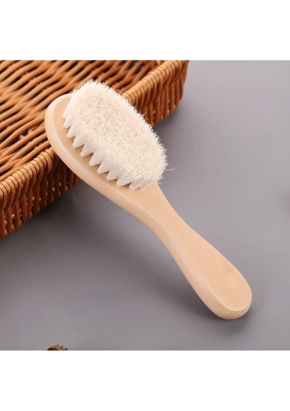 Doğal Keçi Kılı Bebek Saç Fırçası