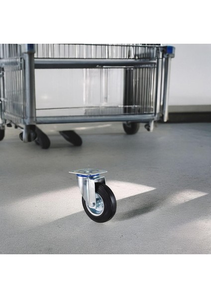 Kama Oynak Tablalı 80 x 25 mm Teker Siyah Burçlu Ağır Yük Tekeri Frensiz 1 Adet indirimleri