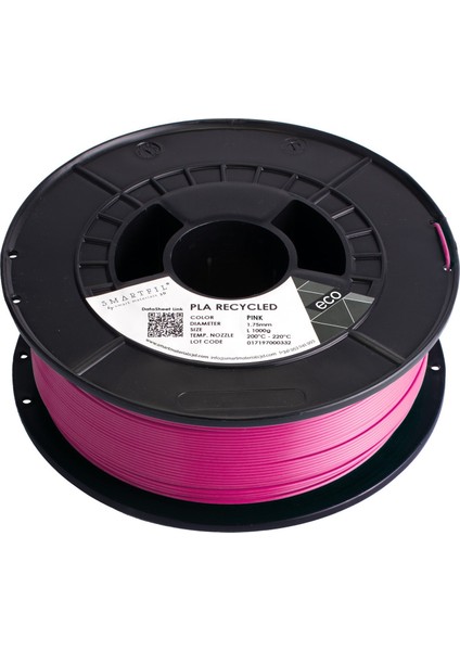 Smart Materials 3D Pla Recycled 1.75MM Pembe 1000G Filament