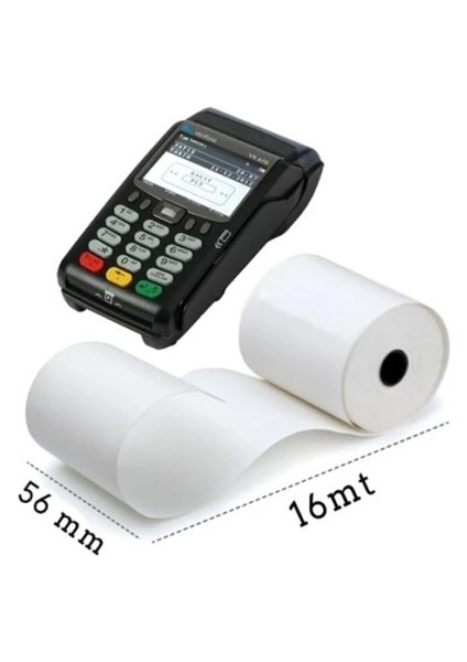 Termal Yazarkasa Pos Rulosu 56X16 - 20 Adet fiyatları