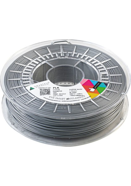 Smartfil Pla 1.75MM Simli Gümüş 750G Filament