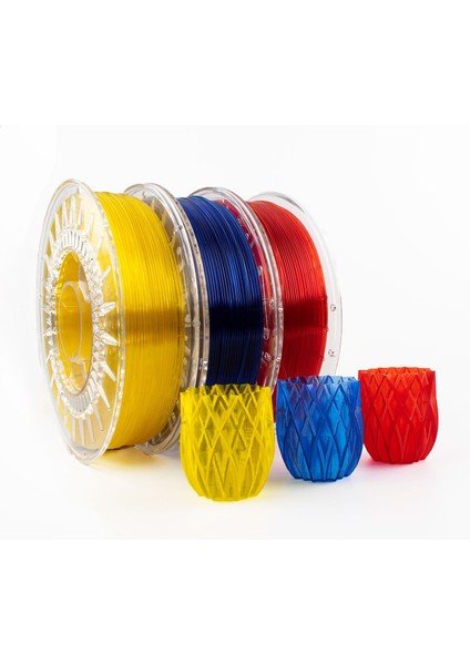 Smart Materials 3D Smartfil Pla Crystal 1.75MM Sarı 750G Filament