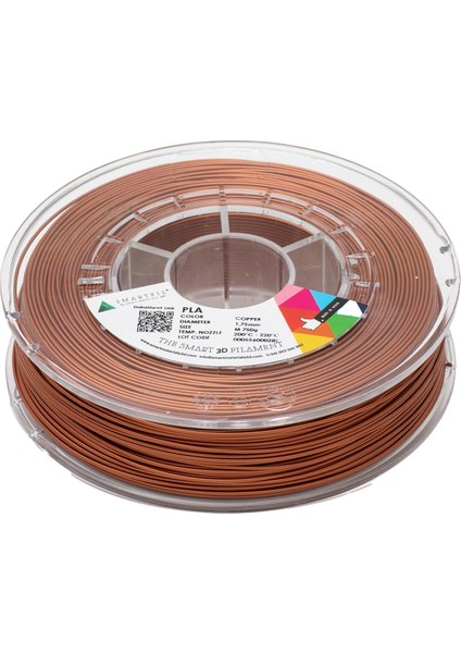 Smart Materials 3D Smartfil Pla Sılk 1.75MM Bakır 750G Filament