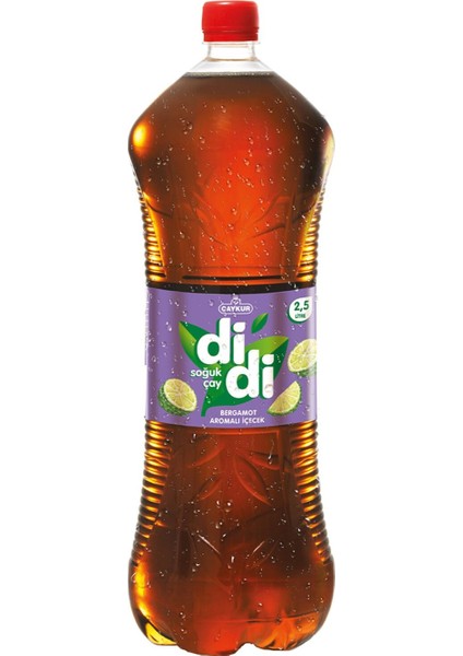 Didi Soğuk Çay Bergamut ve Şeftali 2500 ml x 4 Lü Karma Paket