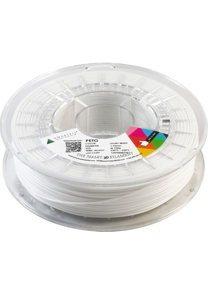 Smartfil Petg 1.75MM Fildişi Beyazı 750G Filament