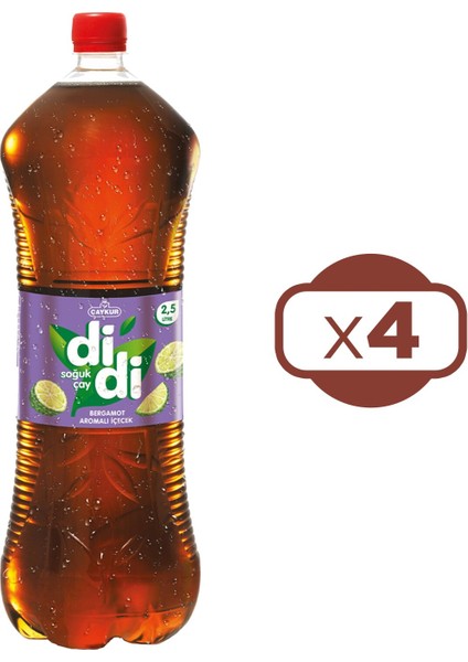 Didi Soğuk Çay Bergamot 2500 ml x 4 Adet fiyatları