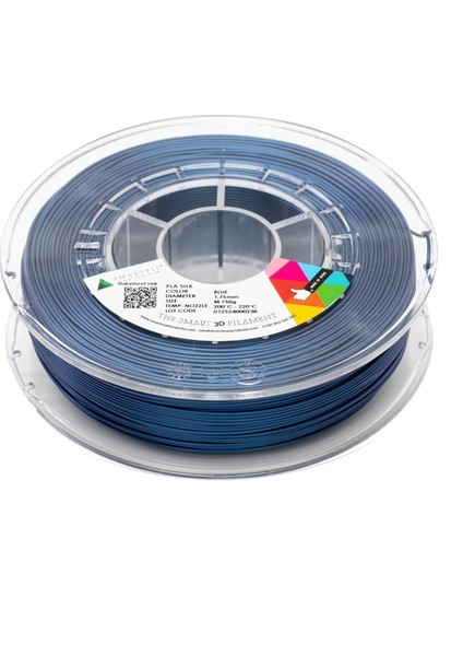 Smart Materials 3D Smartfil Pla Sılk 1.75MM Mavi 750G Filament