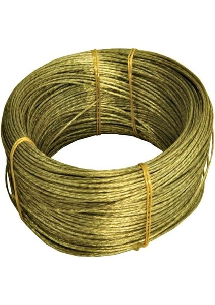 Ünallar Tarım 20 Metre Izoleli Çelik Halat 4 mm Izoleli Halat Çelik Halat Izoleli Çelik Çamaşır Ipi 4 mm
