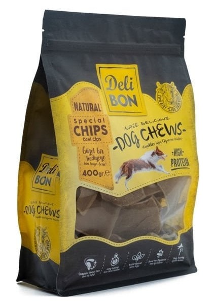 Naturel Deri Köpek Cipsi Ödül Maması 400 gr