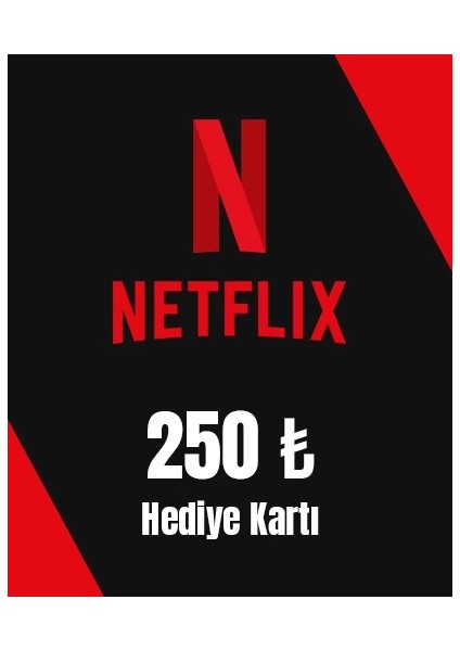 Netflix 250 TL Hediye Kartı