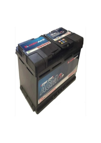 12V 80 Amper Agm Start-Stop Yiğit Akü. Güncel-Yeni Üretim. fiyatları