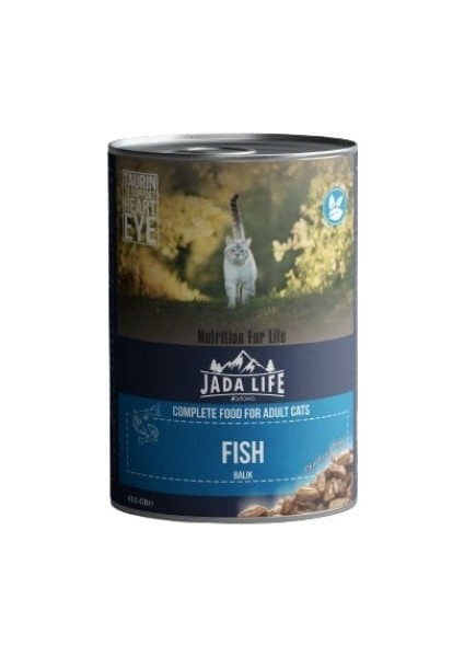 Jada Life Balıklı Parça Etli Yetişkin Konserve Kedi Maması 415 gr