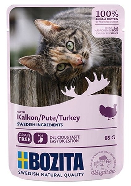 Adult Pouch Hindi Etli Tahılsız Yetişkin Konserve Kedi Maması 85 gr