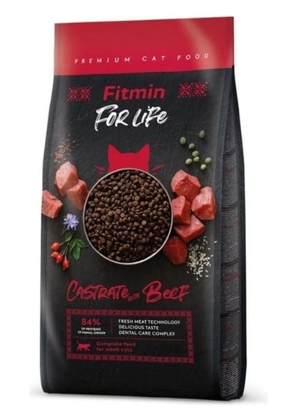 For Life Castrate Biftekli Kısırlaştırılmış Yetişkin Kedi Maması 1.8 kg