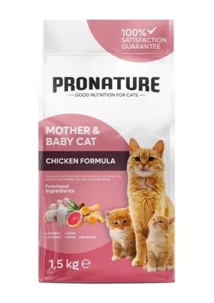 Mother&baby Cat Tavuklu Anne ve Yavru Kedi Maması 1.5 kg