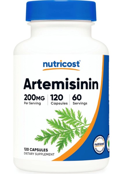 Artemisinin 200MG 120 Vegetarian Capsules - Non-Gmo Gluten Free 60 Servings Usa Menşei