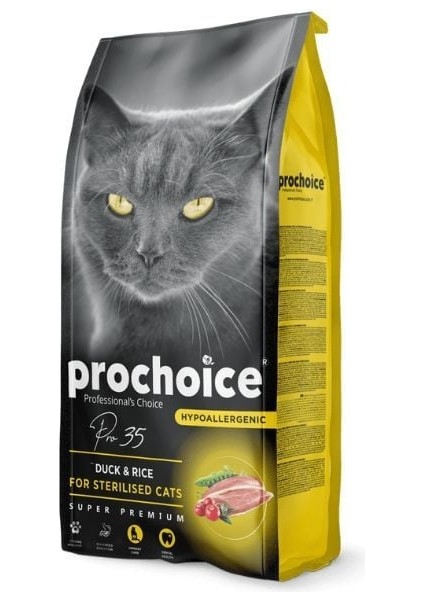 Prochoice Cat Pro 35 Sterilized Ördek ve Pirinçli Kısır Kedi Maması 2 kg