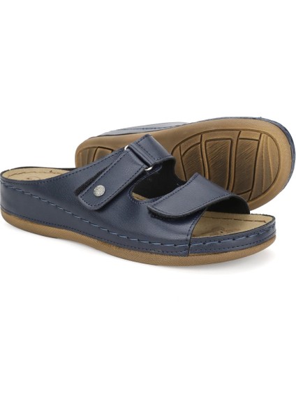 Zenne Anatomik Deri Terlik modelleri