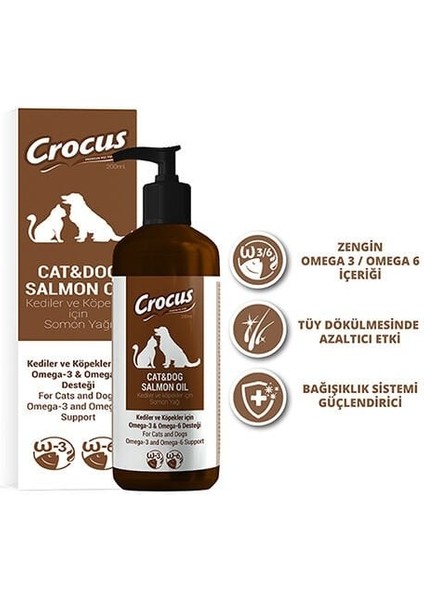 Salmon Oil Kedi ve Köpek Somon Yağı 200 ml