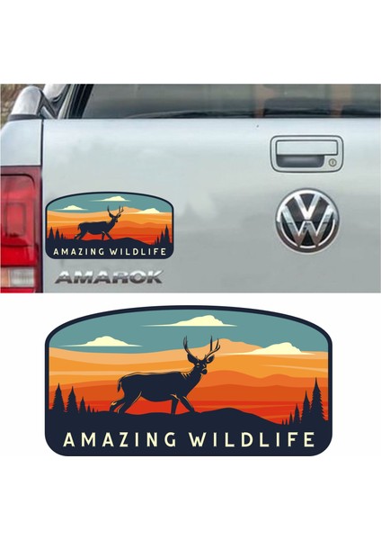 Offroad Kamp Vahşi Hayat Doğa Orman Araba Oto Karavan Motosiklet Sticker 02071