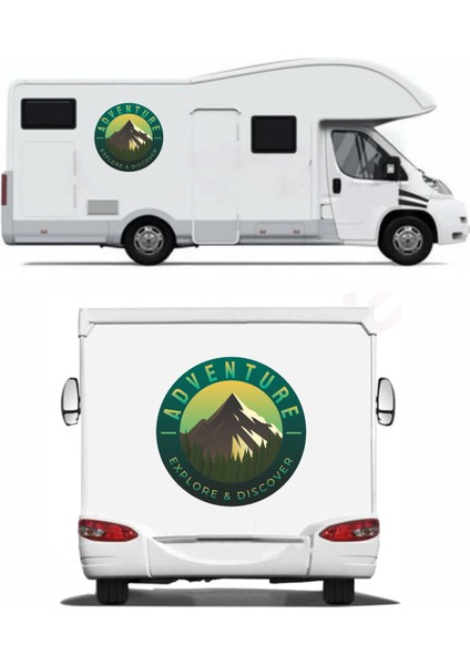 Offroad Kamp Vahşi Hayat Doğa Orman Araba Oto Karavan Motosiklet Sticker 02070 modelleri