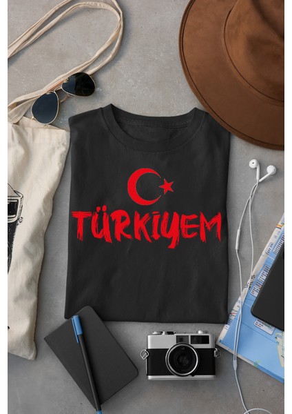 Türkiyem EURO2024 Oversize Unisex Pamuklu Premium Tshirt