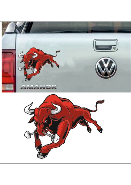 Redbull Kızgın Boğa Araba Karavan Kamp Oto Motosiklet Sticker 02044 modelleri