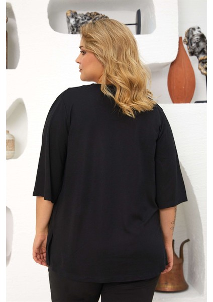 Truvakar Kol Örme Ceket-Siyah fırsatları