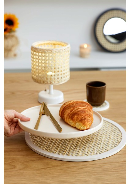 Rattan Hazeran Supla Beyaz Model (Doğal Hazeran)