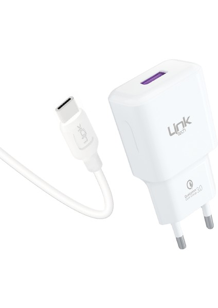 T443E Strong Çevre Dostu 18W Hızlı Type-C Kablolu Şarj Aleti