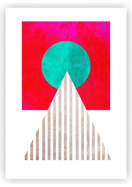 Piramit Iı Ahşap Poster 20X29 cm