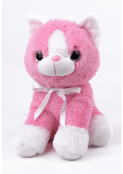 Peluş Oyuncak Oturan Kedi Çift Renkli 30 cm – Pembe Beyaz fiyatları