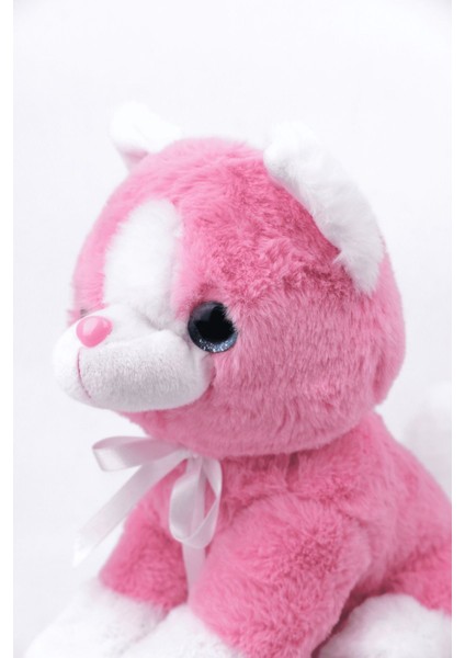 Peluş Oyuncak Oturan Kedi Çift Renkli 30 cm – Pembe Beyaz modelleri
