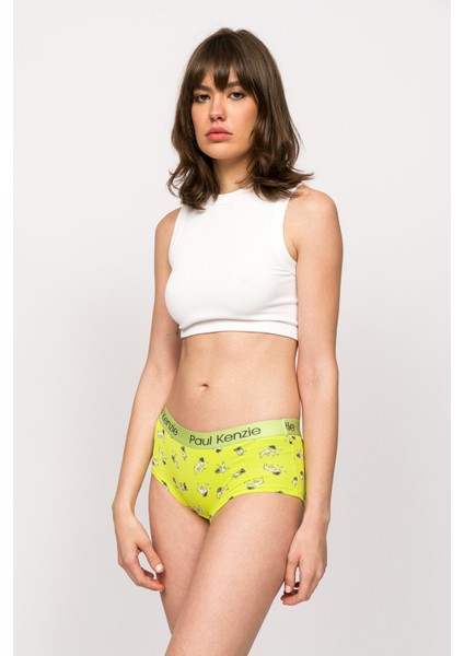 x Kurtaran Ev - Desenli Kadın Boyshort Külot - Dani