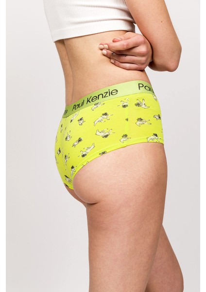 x Kurtaran Ev - Desenli Kadın Boyshort Külot - Dani